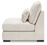 Donelson Creek Vanilla 4-Piece Sectional and Ottoman (Online Special Price) - Ornate Home