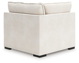 Donelson Creek Vanilla 4-Piece Sectional and Ottoman (Online Special Price) - Ornate Home