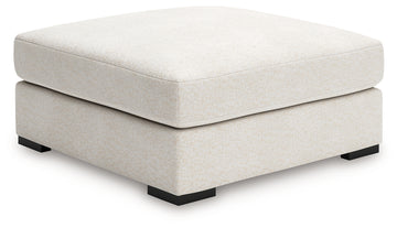 Donelson Creek Vanilla 4-Piece Sectional and Ottoman - Ornate Home