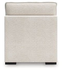 Donelson Creek Vanilla 4-Piece Sectional and Ottoman - Ornate Home