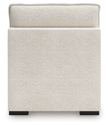 Donelson Creek Vanilla 4-Piece Sectional and Ottoman - Ornate Home