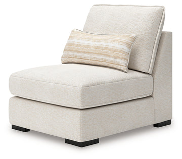 Donelson Creek Vanilla 4-Piece Sectional and Ottoman - Ornate Home