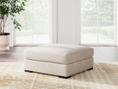 Donelson Creek Vanilla 4-Piece Sectional and Ottoman - Ornate Home