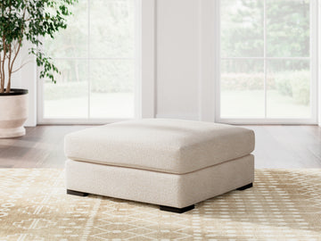 Donelson Creek Vanilla 4-Piece Sectional and Ottoman - Ornate Home