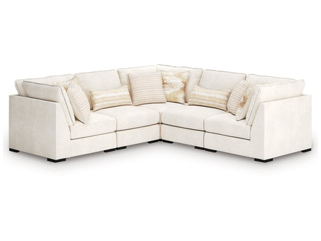 Donelson Creek Vanilla 5-Piece Sectional - Ornate Home