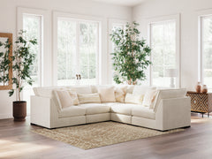 Donelson Creek Vanilla 5-Piece Sectional - Ornate Home