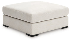 Donelson Creek Vanilla 5-Piece Sectional and 2 Oversized Ottomans - Ornate Home