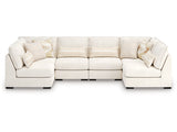 Donelson Creek Vanilla 6-Piece Sectional - Ornate Home