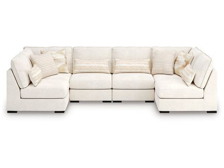 Donelson Creek Vanilla 6-Piece Sectional - Ornate Home