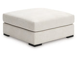 Donelson Creek Vanilla Oversized Accent Ottoman (Online Special Price) - Ornate Home