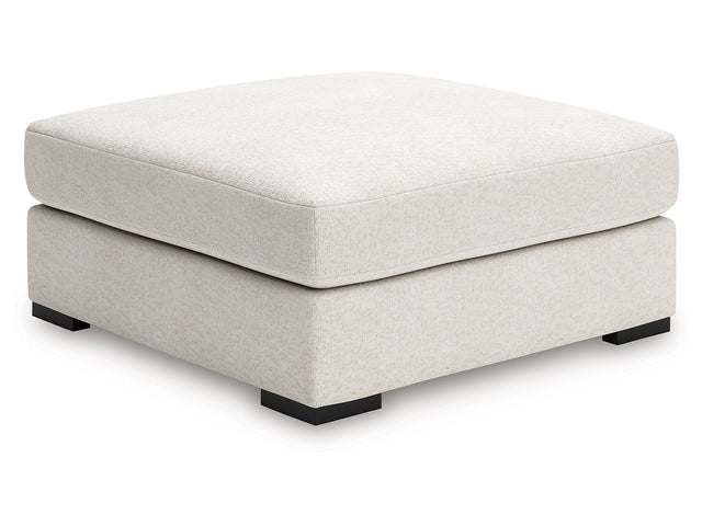 Donelson Creek Vanilla Oversized Accent Ottoman (Online Special Price) - Ornate Home