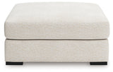 Donelson Creek Vanilla Oversized Accent Ottoman (Online Special Price) - Ornate Home