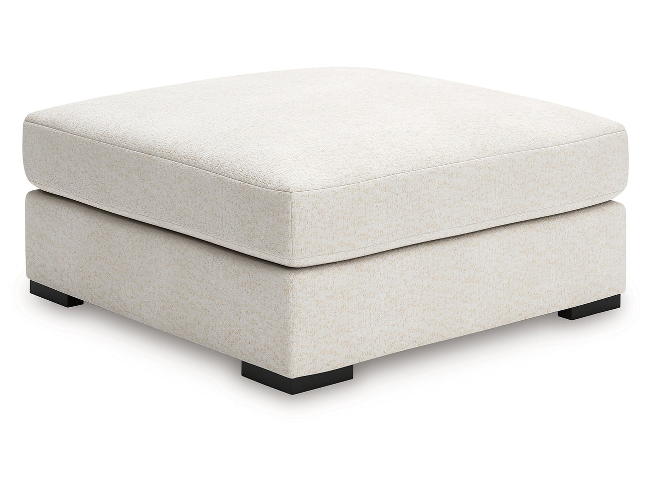 Donelson Creek Vanilla Oversized Accent Ottoman - Ornate Home