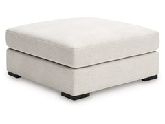 Donelson Creek Vanilla Oversized Accent Ottoman - Ornate Home
