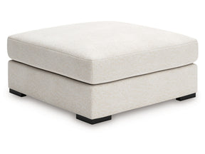 Donelson Creek Vanilla Oversized Accent Ottoman - Ornate Home