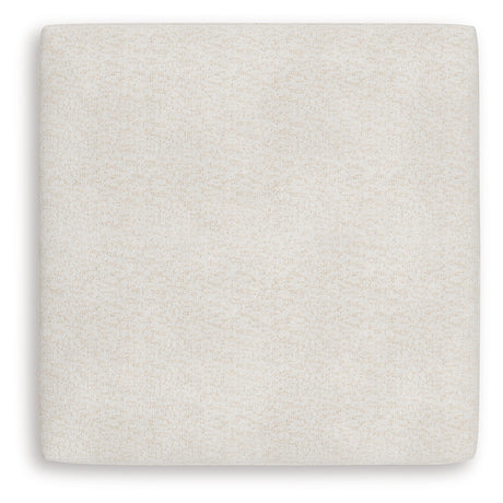 Donelson Creek Vanilla Oversized Accent Ottoman - Ornate Home