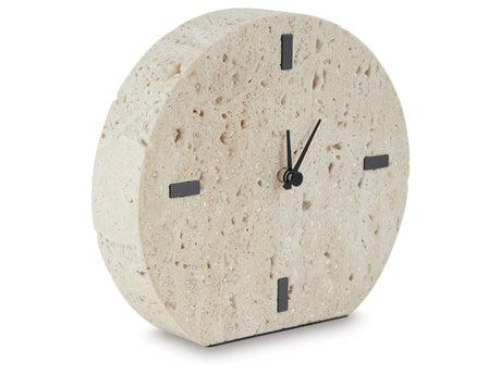 Donfordson Beige Table Clock (Online Special Price) - Ornate Home