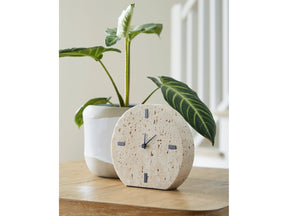 Donfordson Beige Table Clock (Set of 2) - Ornate Home