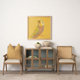 Donna Light Beige Cane Back Dining Arm Chair - Ornate Home
