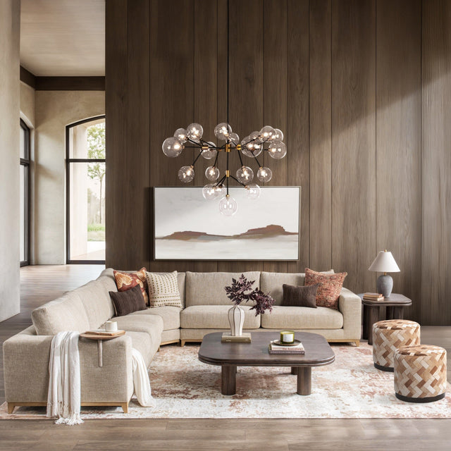 Donovan Bisque Sectional - Ornate Home