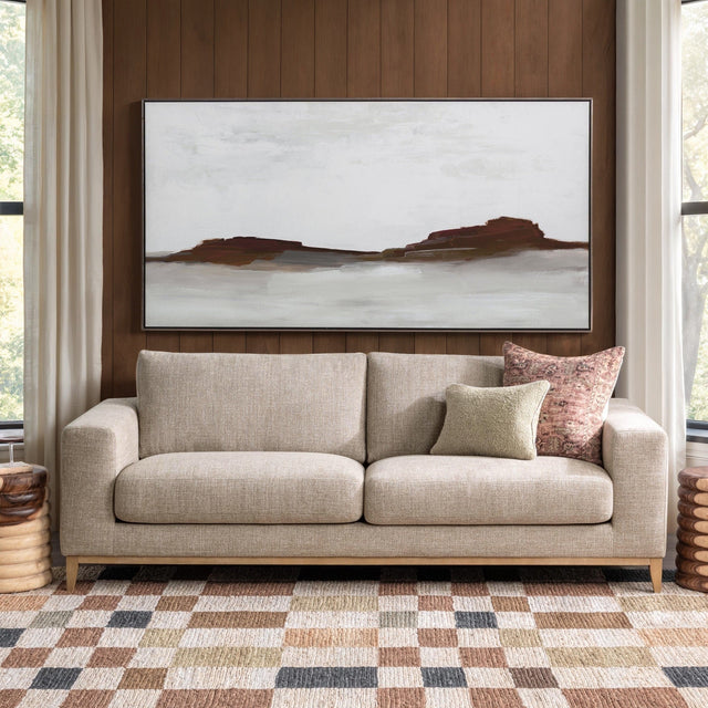 Donovan Bisque Sofa - Ornate Home