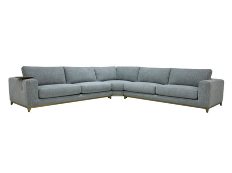 Donovan Gray Sectional - Ornate Home