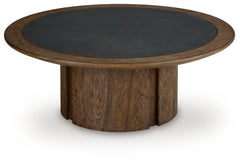 Dontayne Warm Brown Coffee Table - Ornate Home