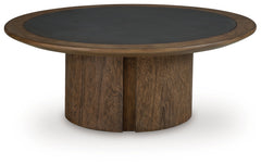 Dontayne Warm Brown Coffee Table - Ornate Home
