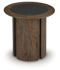 Dontayne Warm Brown End Table - Ornate Home