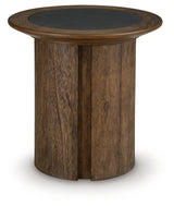 Dontayne Warm Brown End Table - Ornate Home
