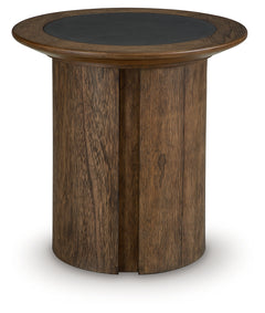 Dontayne Warm Brown End Table - Ornate Home