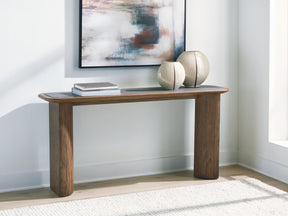 Dontayne Warm Brown Sofa Table (Online Special Price) - Ornate Home