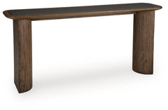 Dontayne Warm Brown Sofa Table - Ornate Home