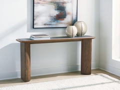 Dontayne Warm Brown Sofa Table - Ornate Home