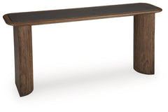 Dontayne Warm Brown Sofa Table - Ornate Home