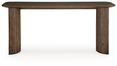 Dontayne Warm Brown Sofa Table - Ornate Home