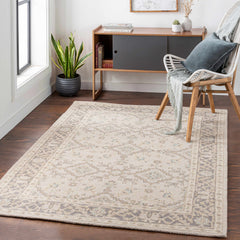 Dooling Light Brown Wool Carpet - Clearance - Ornate Home