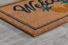 Doormat Two Brown Pineapples Doormat - Ornate Home