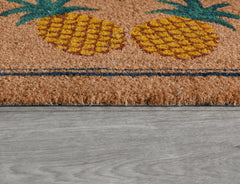 Doormat Two Brown Pineapples Doormat - Ornate Home