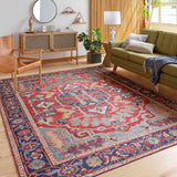 Dorcas Red Performance Rug - Ornate Home
