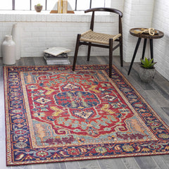 Dorcas Red Performance Rug - Ornate Home