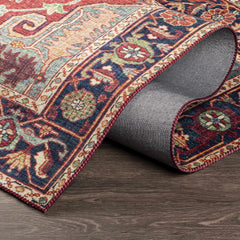 Dorcas Red Performance Rug - Ornate Home