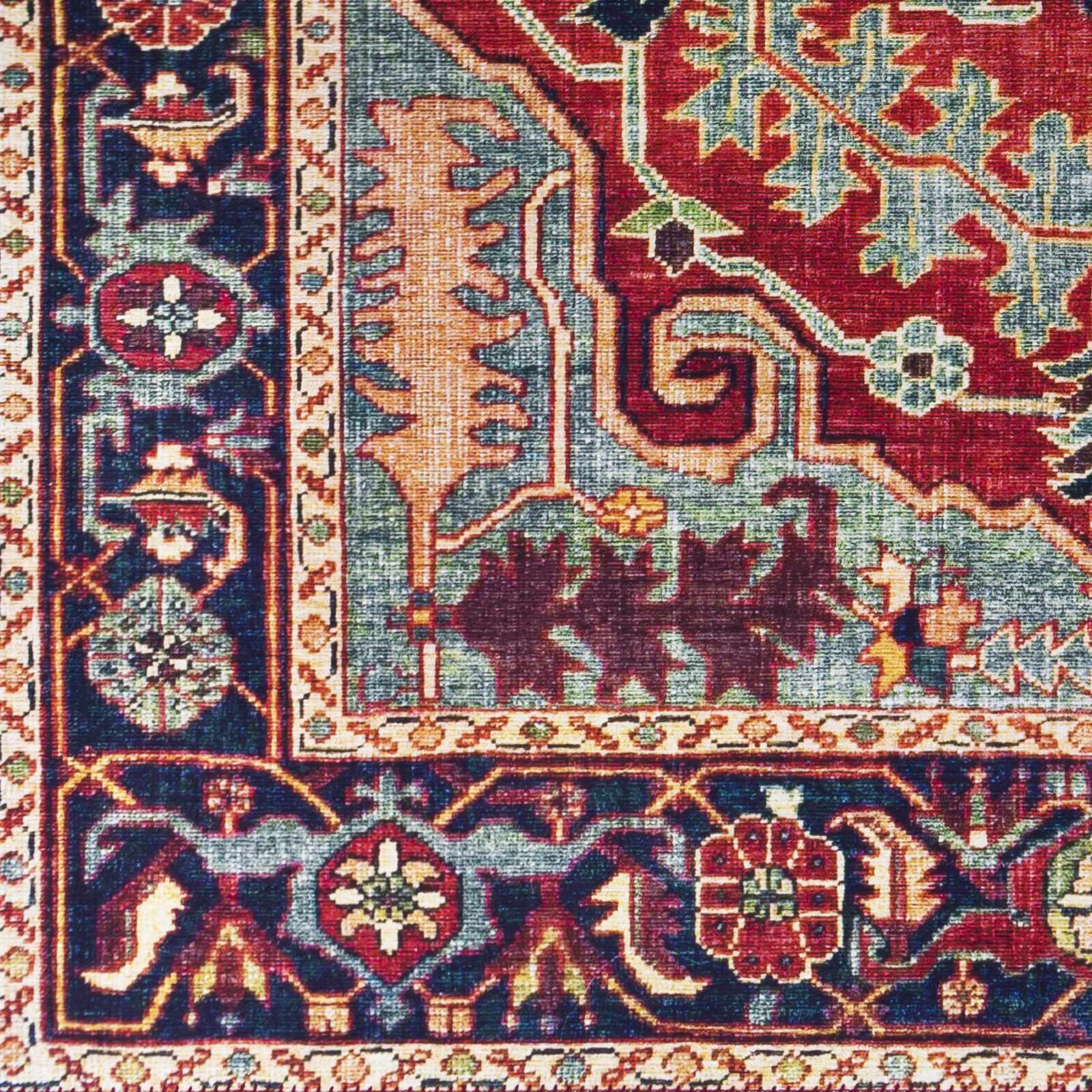 Dorcas Red Performance Rug - Ornate Home