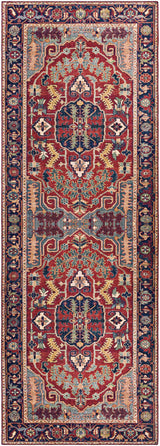Dorcas Red Performance Rug - Ornate Home