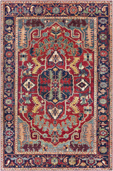 Dorcas Red Performance Rug - Ornate Home