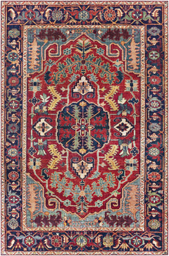 Dorcas Red Performance Rug - Ornate Home