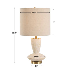 Doreyn Ivory Table Lamp - Ornate Home