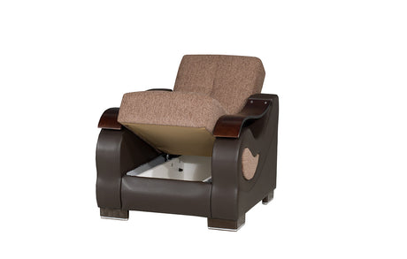 Dorian Sport Brown Armchair - Ornate Home