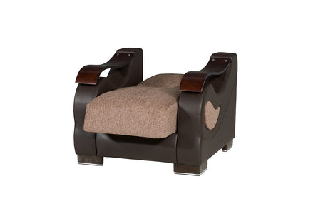 Dorian Sport Brown Armchair - Ornate Home