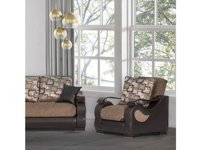 Dorian Sport Brown Armchair - Ornate Home